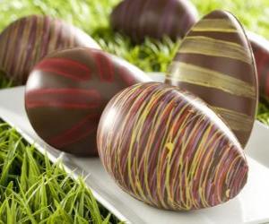 Puzzle Σοκολάτα αυγά του Πάσχα